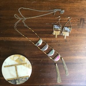 Anthropologie necklace and earring bundle